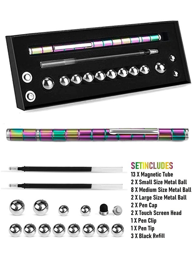 Organizer Magnetic Fidget Toy Pen - Decompression Gift for Teenagers & Kids - Image 3